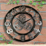 Horloge Murale Industrielle  – Design Engrenages Rétro - Vignette | La Belle Horloge