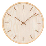 Horloge Murale Japonaise en Bois – Mouvement Coréen MJK & Design Minimaliste - Vignette | La Belle Horloge
